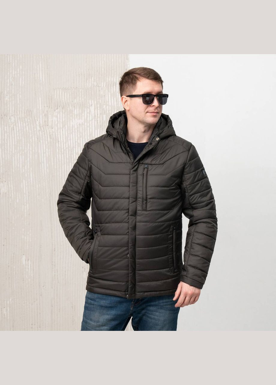 Оливковая (хаки) демисезонная куртка мужская демисезонная большого размера SK