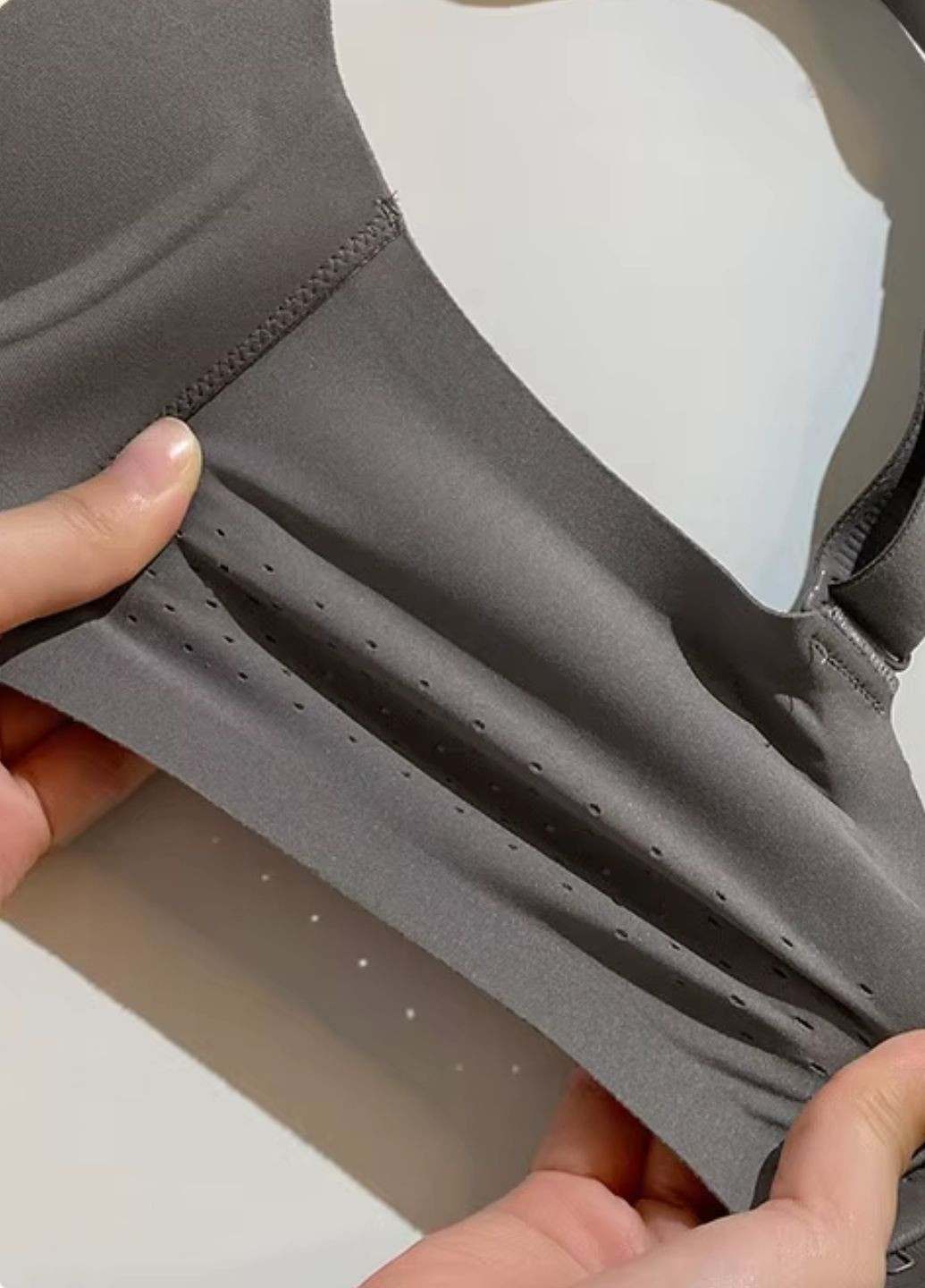 Серо-коричневый бралетт женский формованный гладкий бюстгальтер с боковыми косточками perfect comfort (1827 ) 90 Macarena нейлон