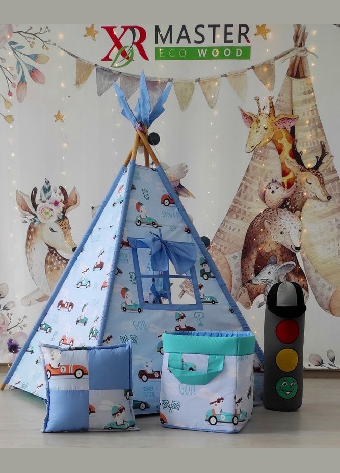 Вігвам Веселі перегони БОН БОН + кошик для іграшок Повний комплект! No Brand (316256925)