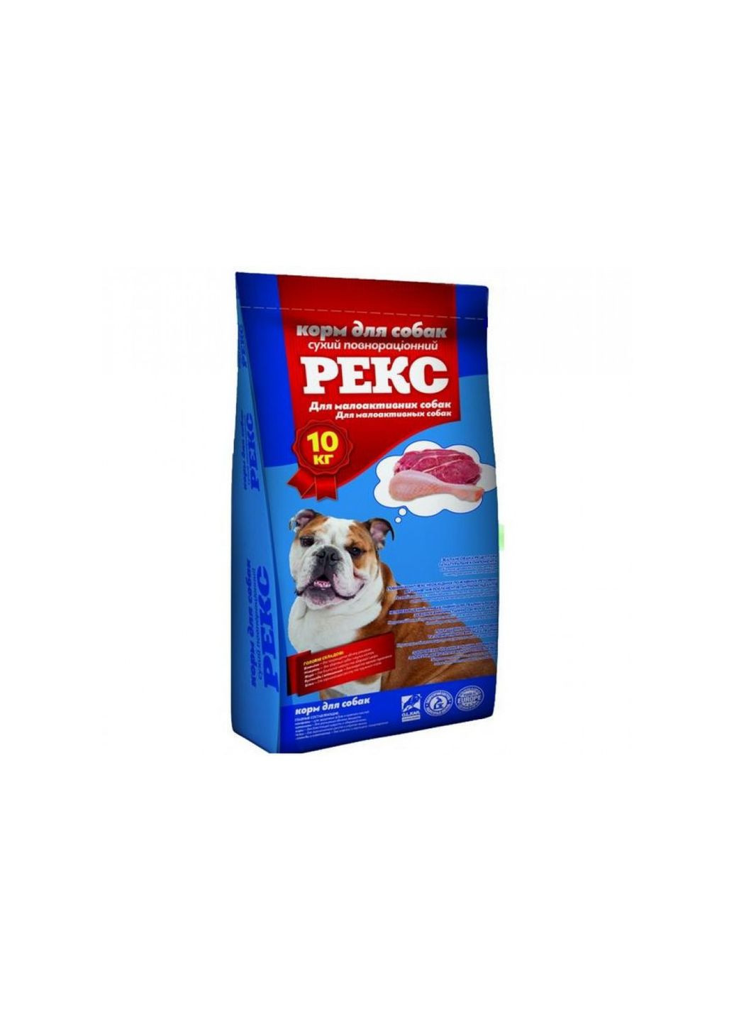 Сухий корм для малоактивних собак 10 кг. 803744 РЕКС (266274590)