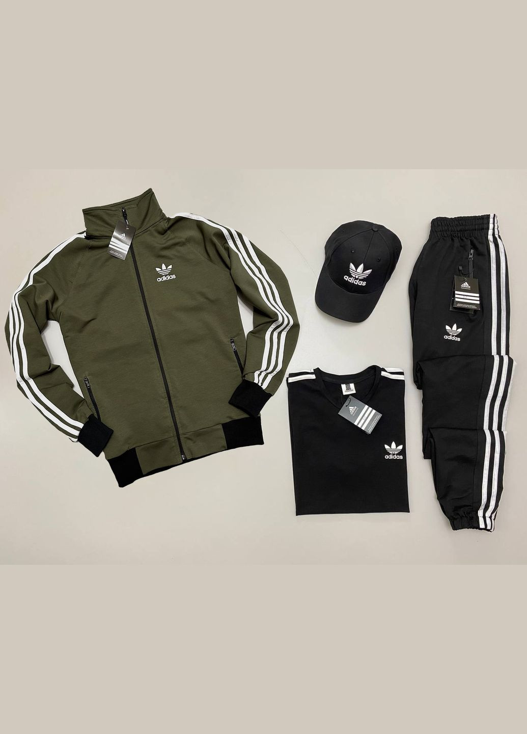 Набір 4в1 Кофта-штани-футболка-кепка (весна/літо/осінь) No Brand (316244403)