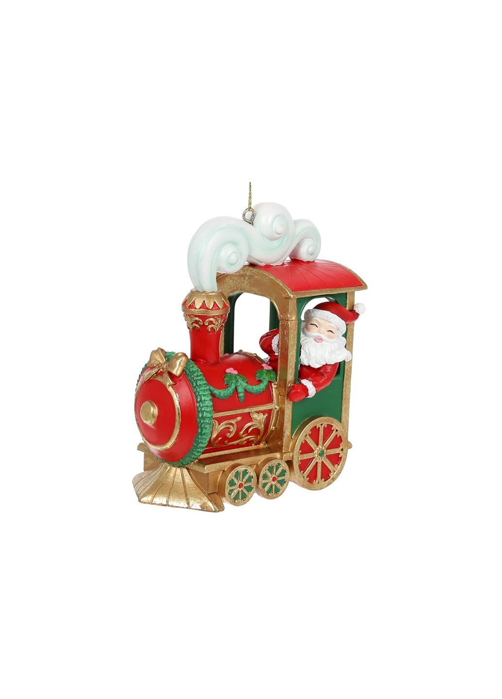 Декоративная подвесная фигурка Санта на паровозе, 12.8см BonaDi (293943041)