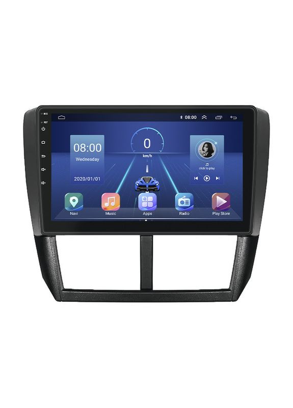 Штатная магнитола 9" для Subaru Forester III Рестайлинг 2011-2013 Top 4/32 4G WiFi GPS Субару 7шт Lesko (336195914)