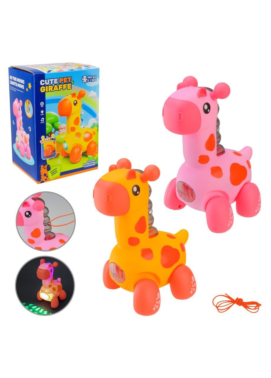 Игрушка музыкальная Жираф QB-44Y Желтый shop (2000999360398) No Brand (368993331)