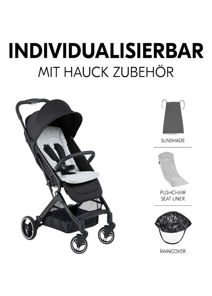 Тележка прогулочная Travel N Care Plus Black (16018-3) Hauck (329194428)