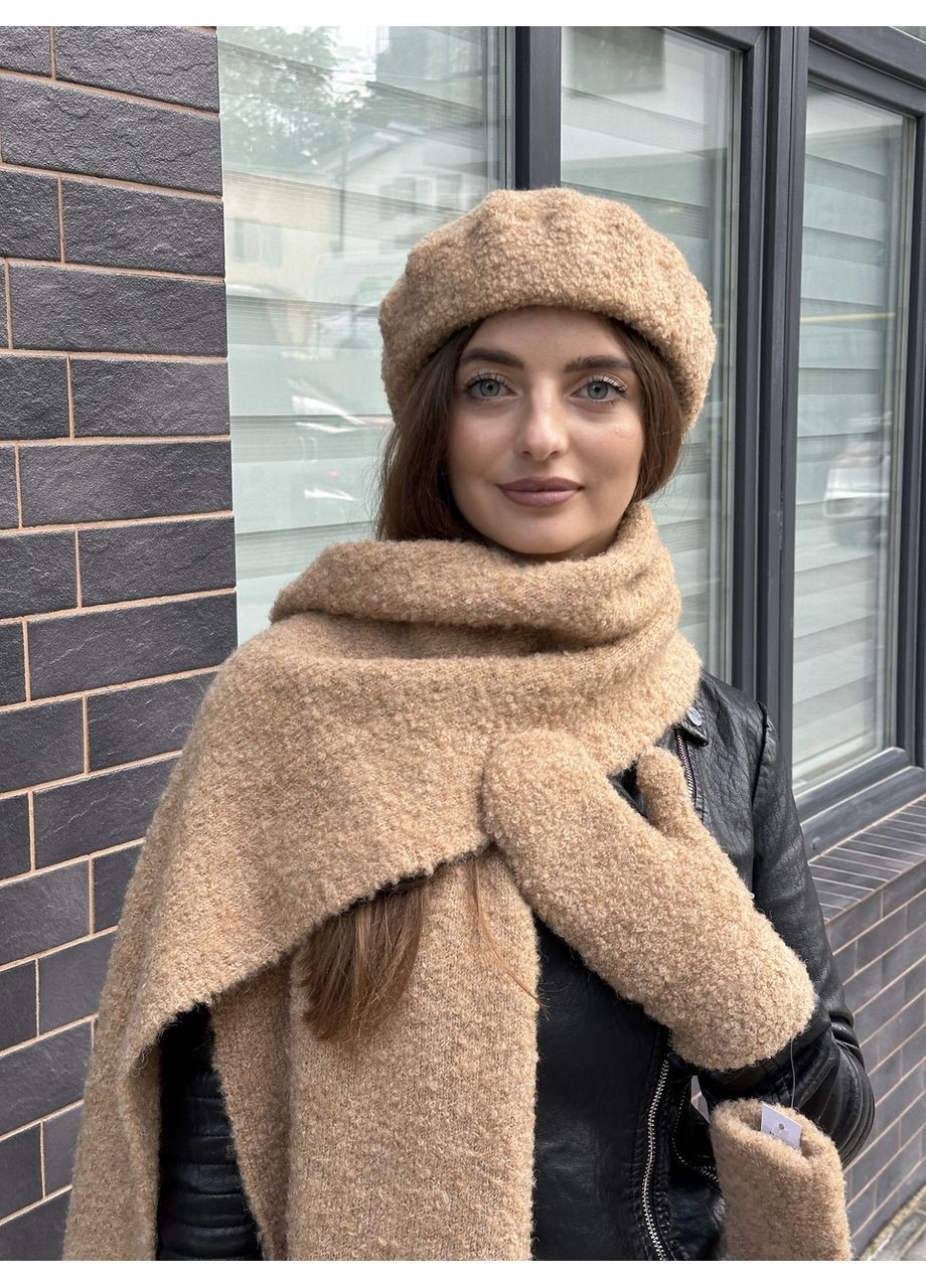 Буклеванный женский шарф-палантин MISSY ирис Odyssey (363820460)