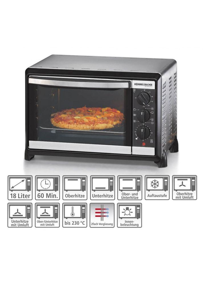 Міні-піч BG 1055/E, 18 л Rommelsbacher (306621462)