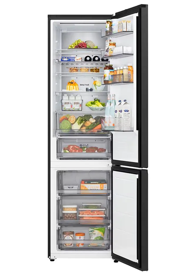 Холодильник LG GC-B509ETSM 375 л двокамерний з морозильною камерою знизу E Чорний No Brand (391964088)