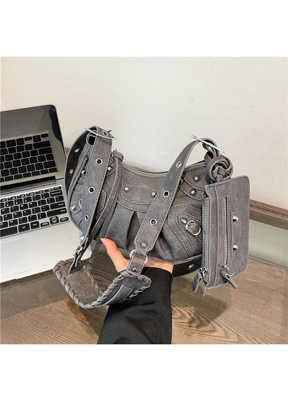 Жіноча сумка 6626 багет крос-боді No Brand (349442121)