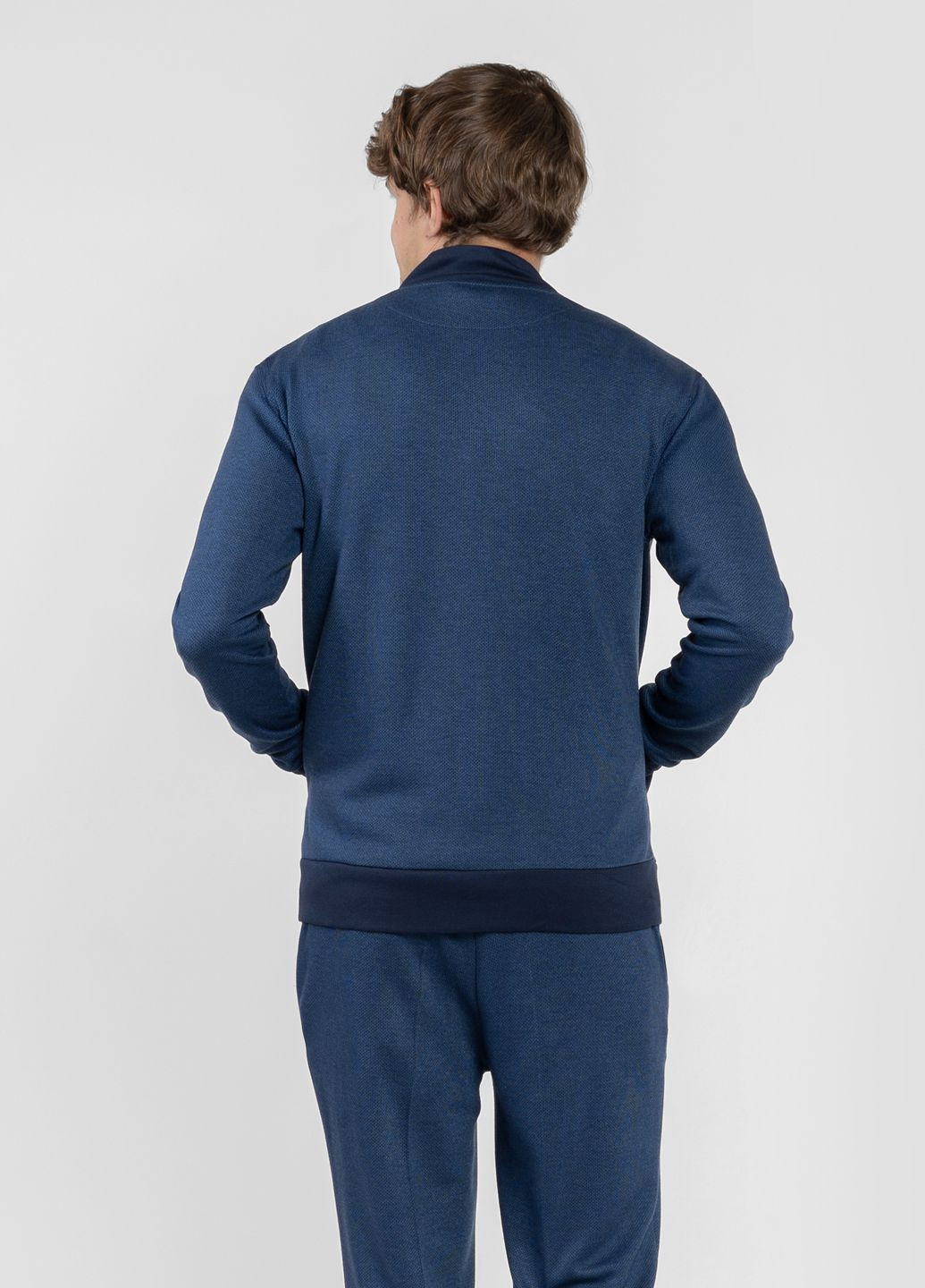 Кофта на молнии мужская синяя Arber Jersey Bomber ASKR-38 (342716668)