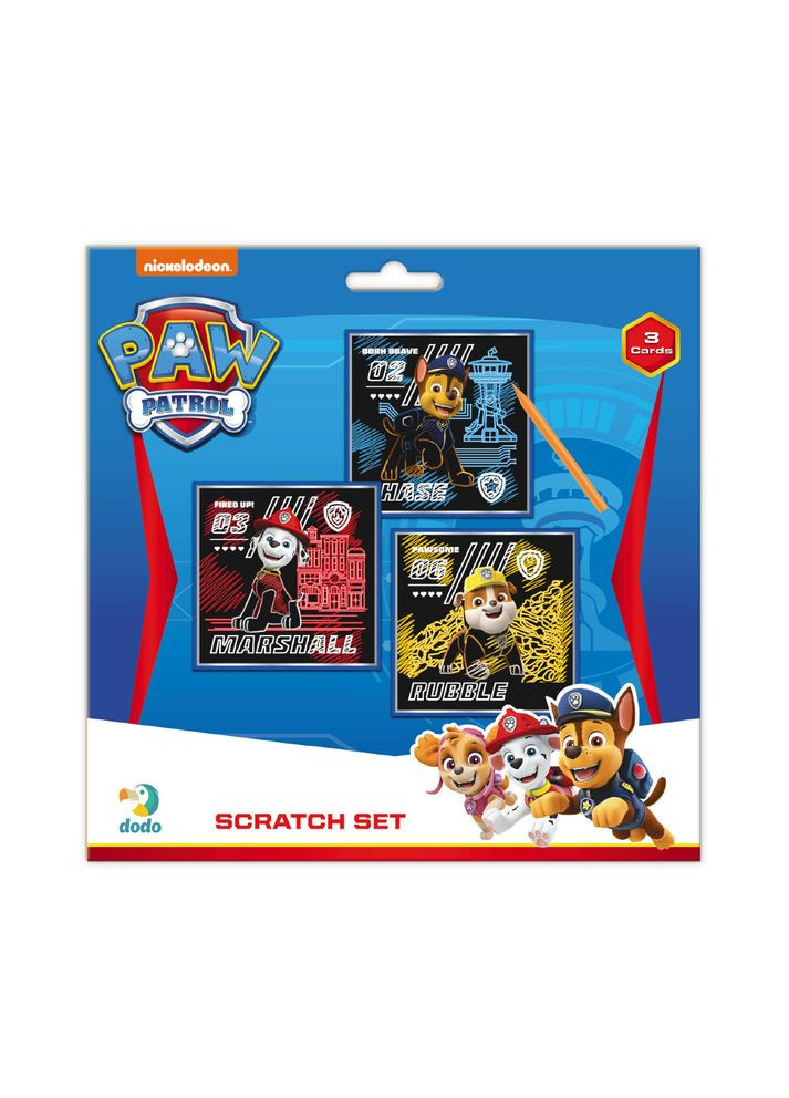 Набор гравюр Paw Patrol «Друзья» гравюры Додо scratch set Dodo (338425532)