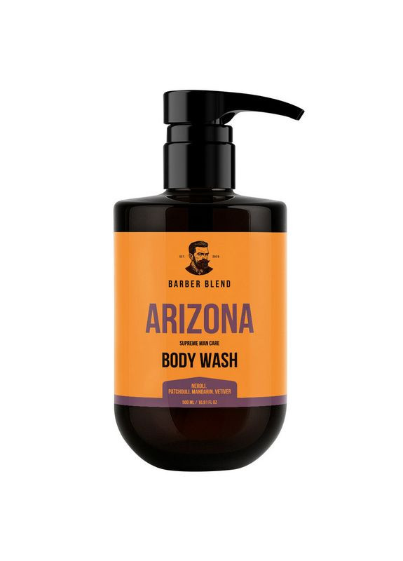 Парфюмерный гель для душа для мужчин Arizona Body Wash, 500 мл Barber Blend (365842629)
