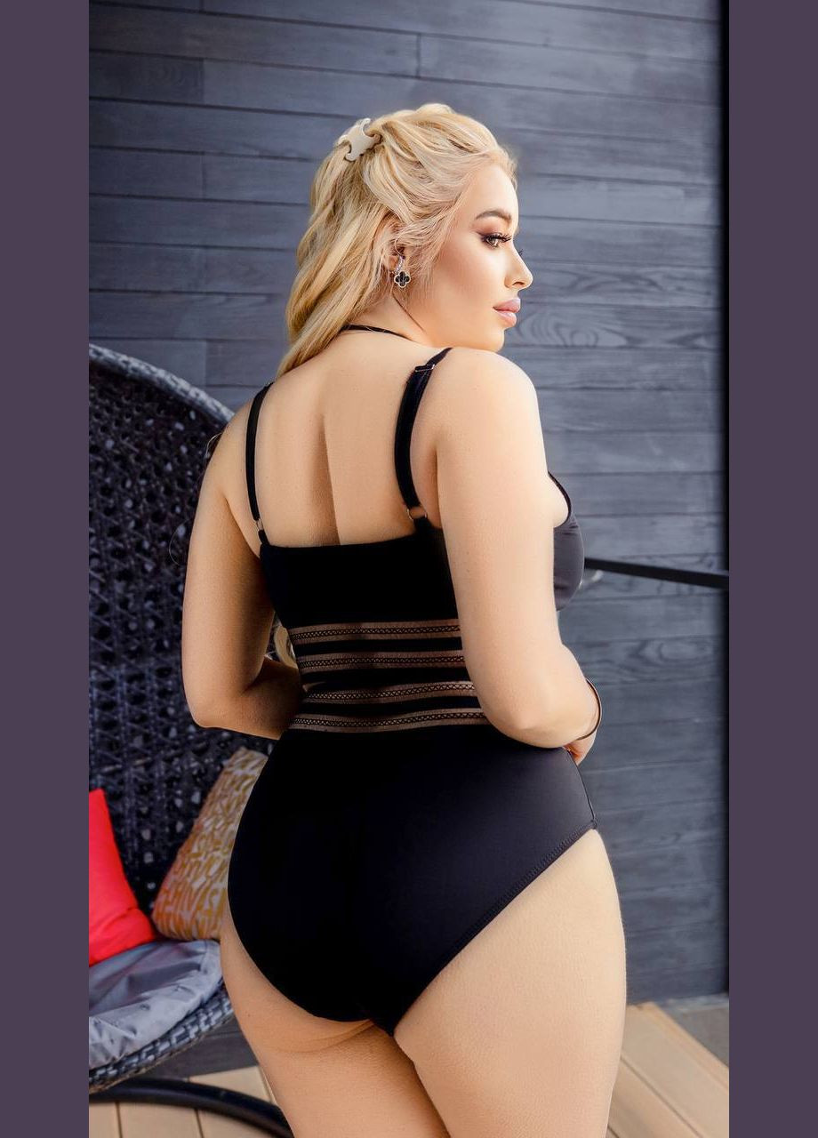 Черный летний купальник Garna