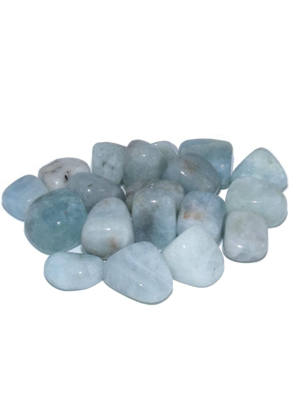 Браслет из камня аквамарин No Brand (370792116)