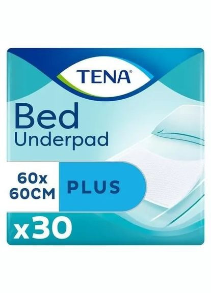 Одноразовые пеленки Bed Plus, 60х60 см, 30 шт. Tena 770124 (328200129)