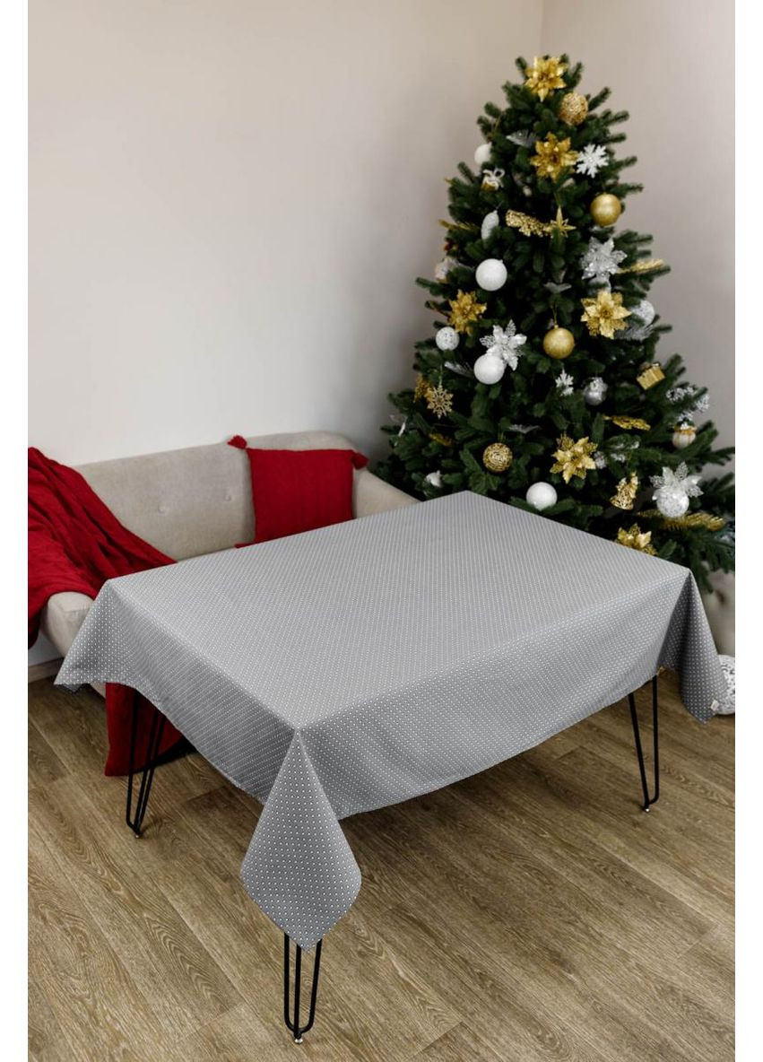 Скатерть Merry Christmas серая 180x132 см Прованс (366970031)