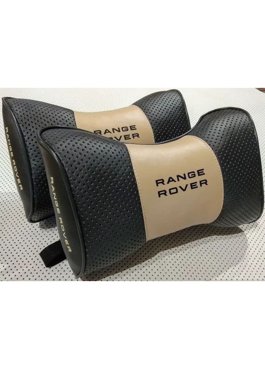 Подушка подголовник RANGE ROVER черный 2шт No Brand (361135247)