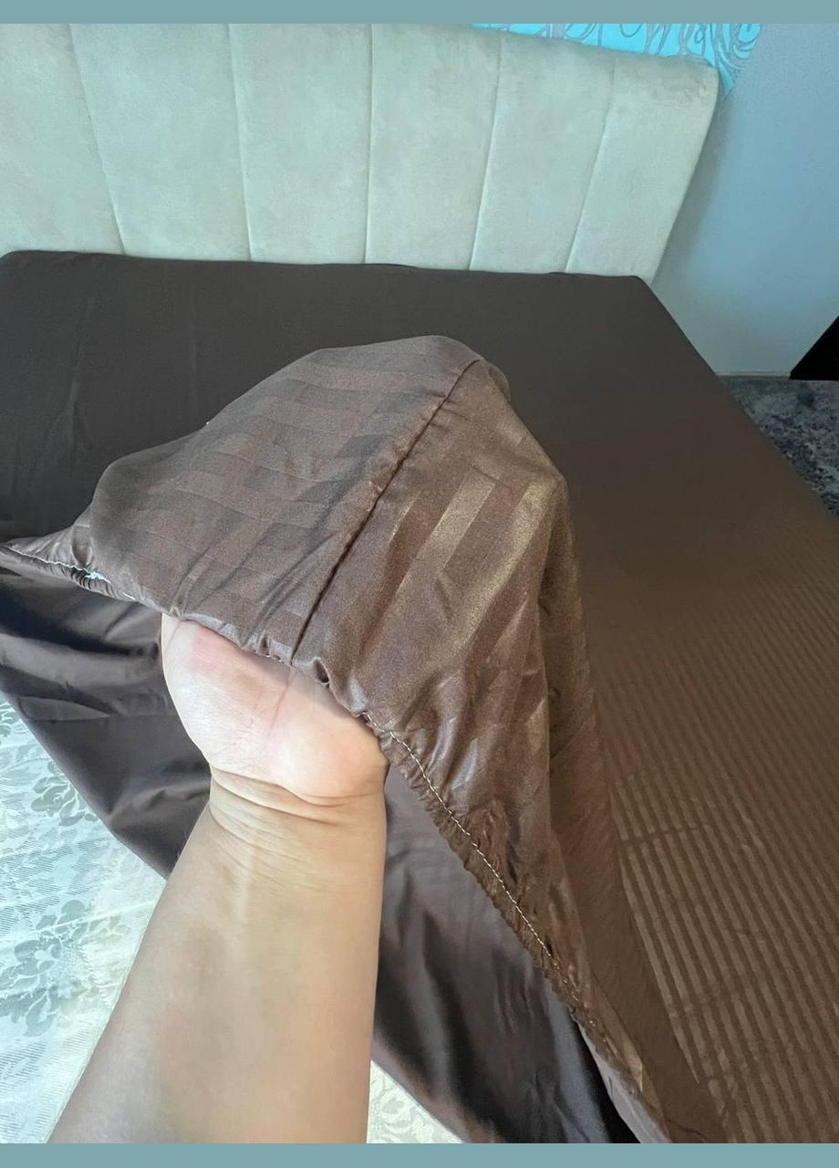 Простынь на резинке 180х200х15 микросатин (П4К-rezinka001-2-4) No Brand (308754633)