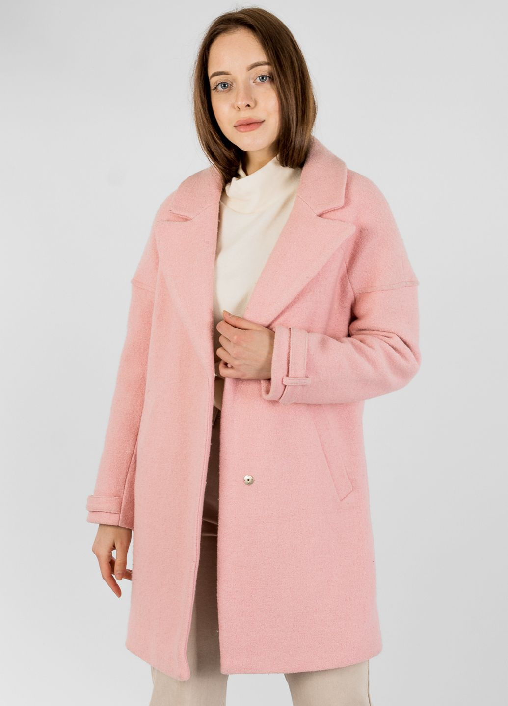 Рожеве демісезонне Пальто Only