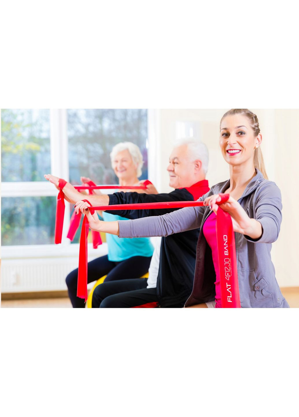 Лента-эспандер для спорта и реабилитации Flat Band 30 м 9-11 кг Blue (P-5907739311191) 4FIZJO (301733370)