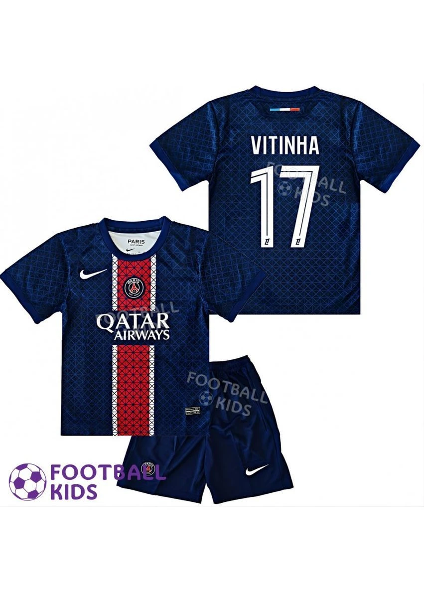 Детская футбольная форма VITINHA 17 ПСЖ 2025-2026 Home (set4411-129025) No Brand (361051270)
