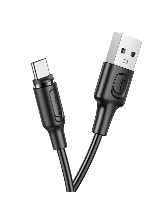 Кабель BX41 USB - USB Type-C 1 м, черный (BX41CB) Borofone (392138026)
