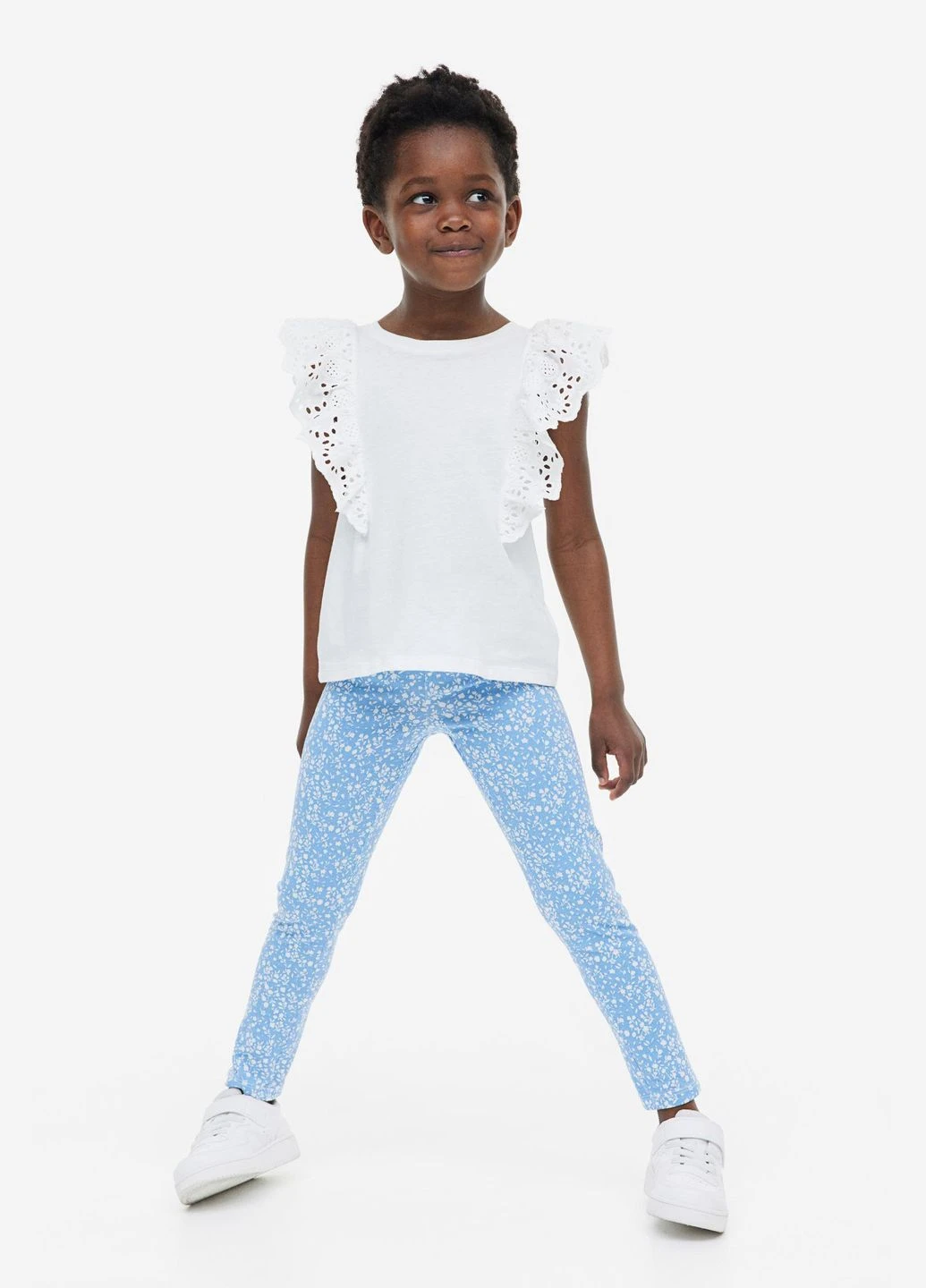 Лосини,блакитний в візерунки, H&M (298292169)