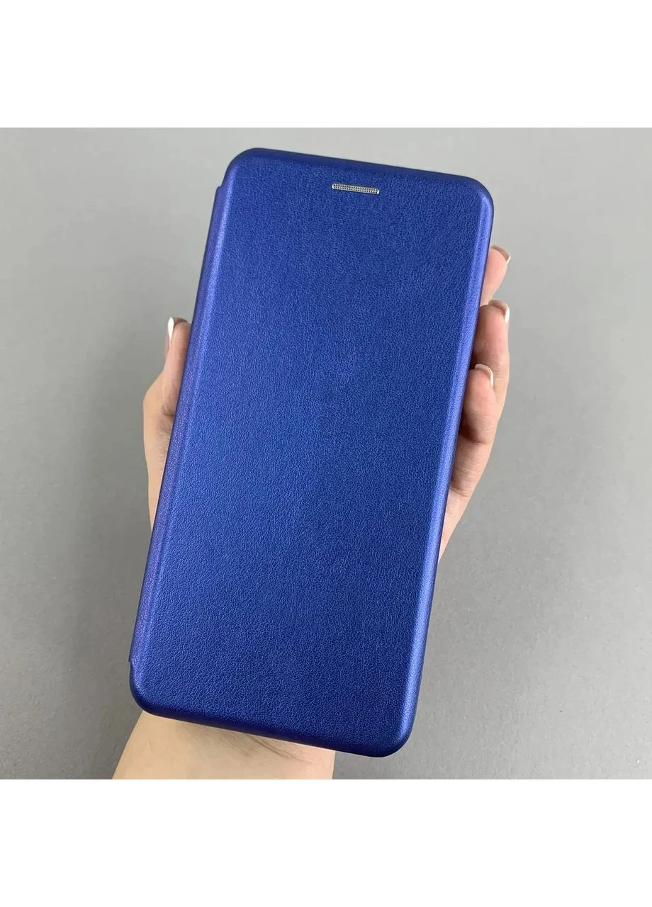 Чехол-книжка кожа для ZTE Blade A75 Blue No Brand (391199918)