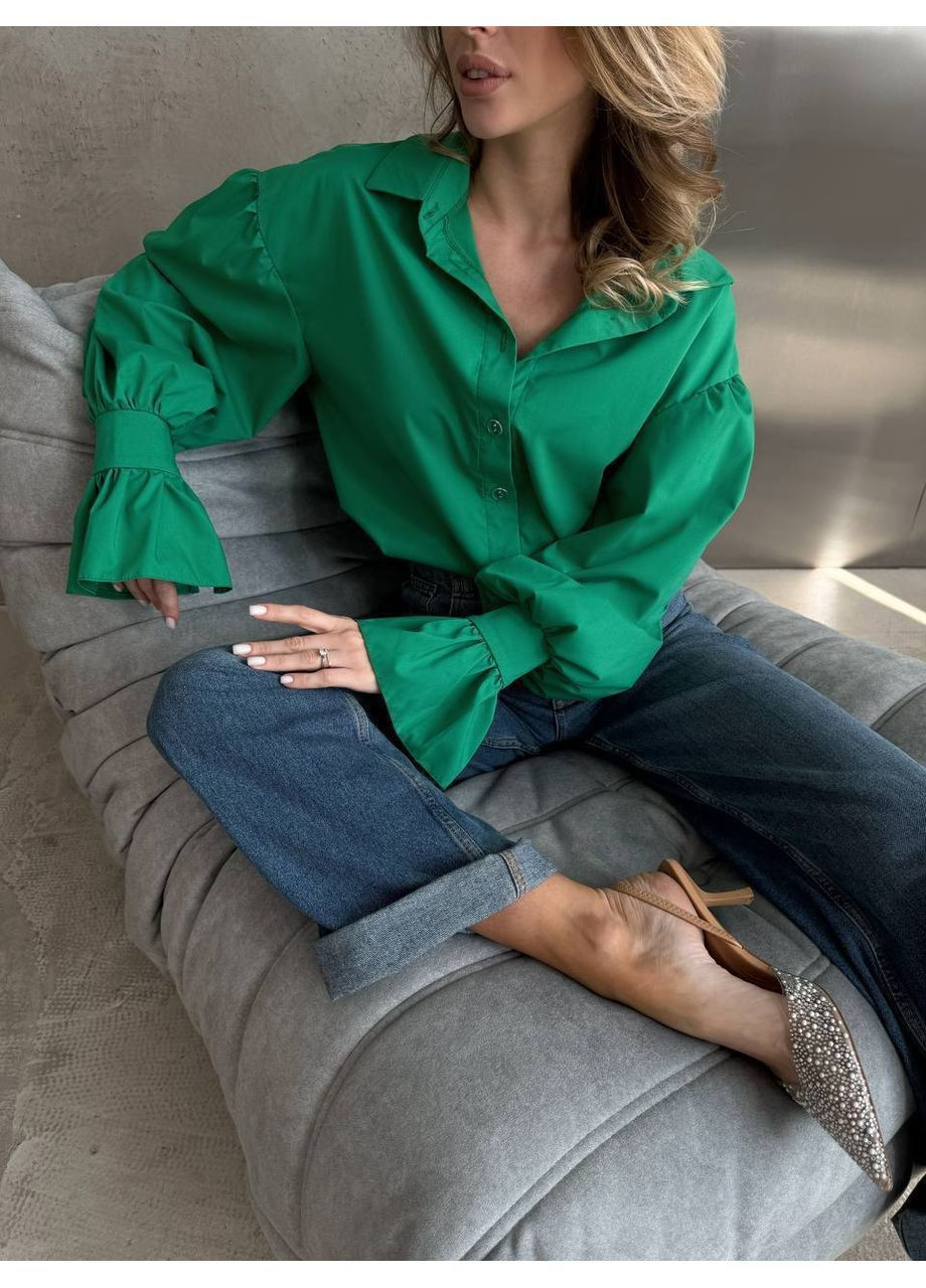 Сорочка жіноча рукава волани Adelante (369557968)