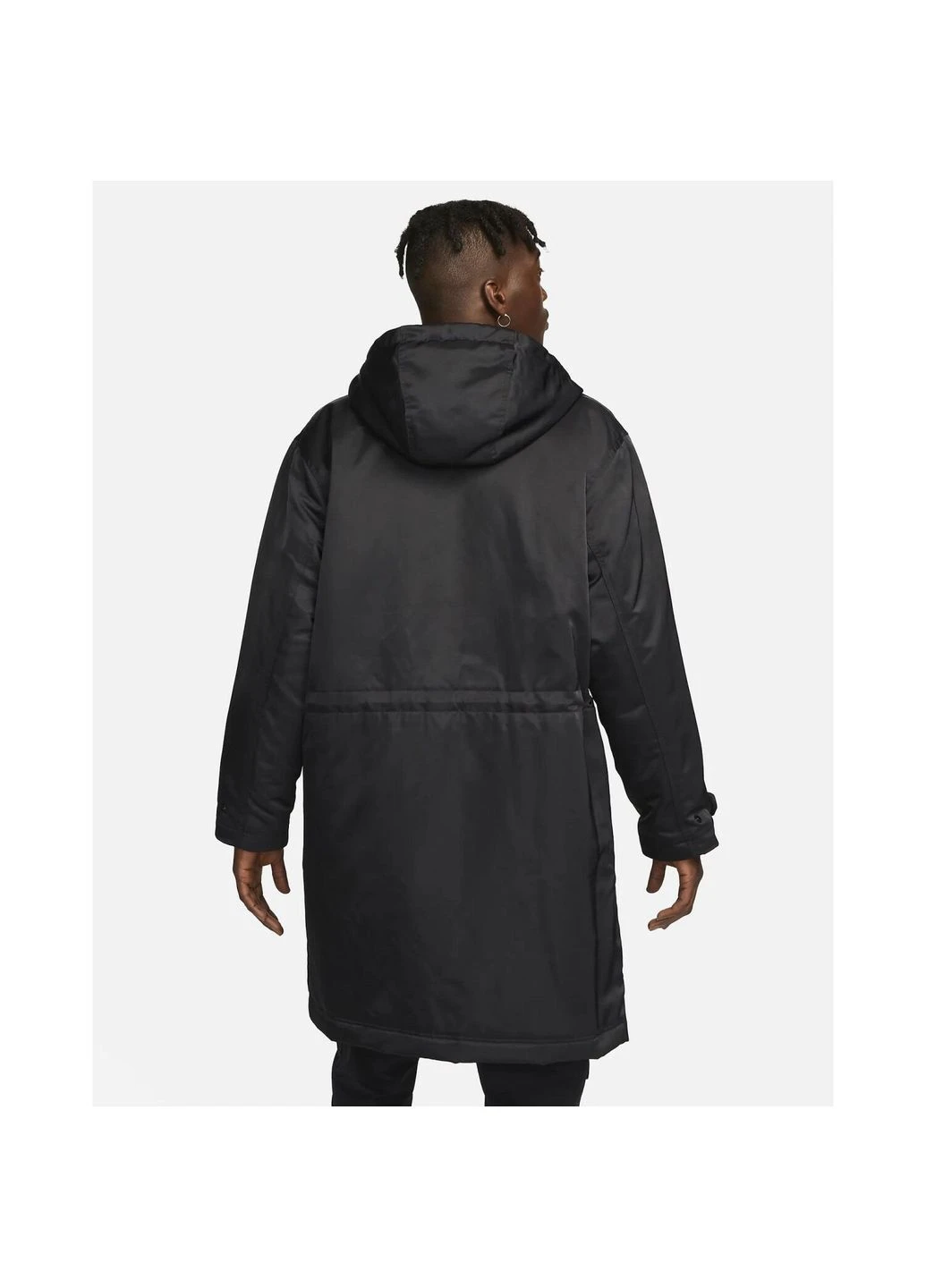 Черная парка club stadium parka черная fb7320-010 Nike