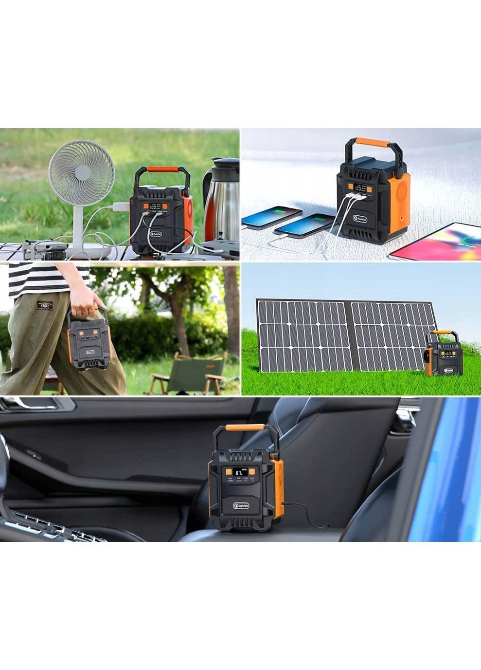 Портативна зарядна станція A201 200 Вт 172,8 Wh Power Bank USB AC DC Flashfish А201 (371907482)