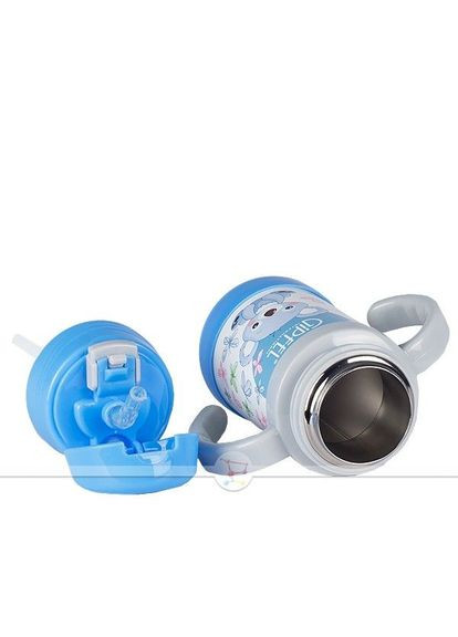 Вакуумний дитячий термос CONTO блакитний 260 мл 8138 Gipfel (316612713)