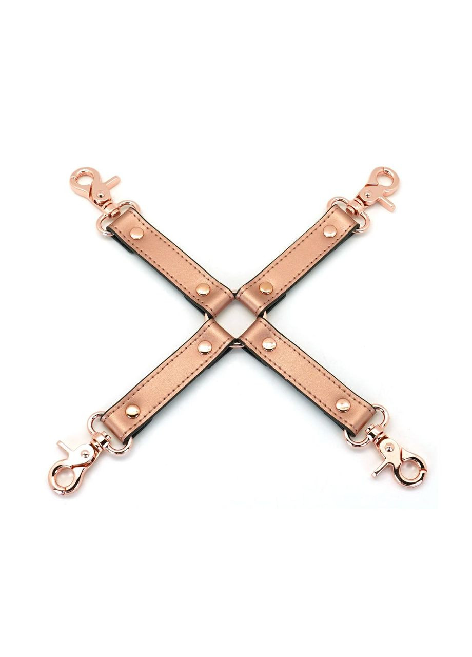 Хрестовина для фіксації Liebe Seele Rose Gold Memory Hog Tie, натуральна шкіра, рожеве золото No Brand (303906406)