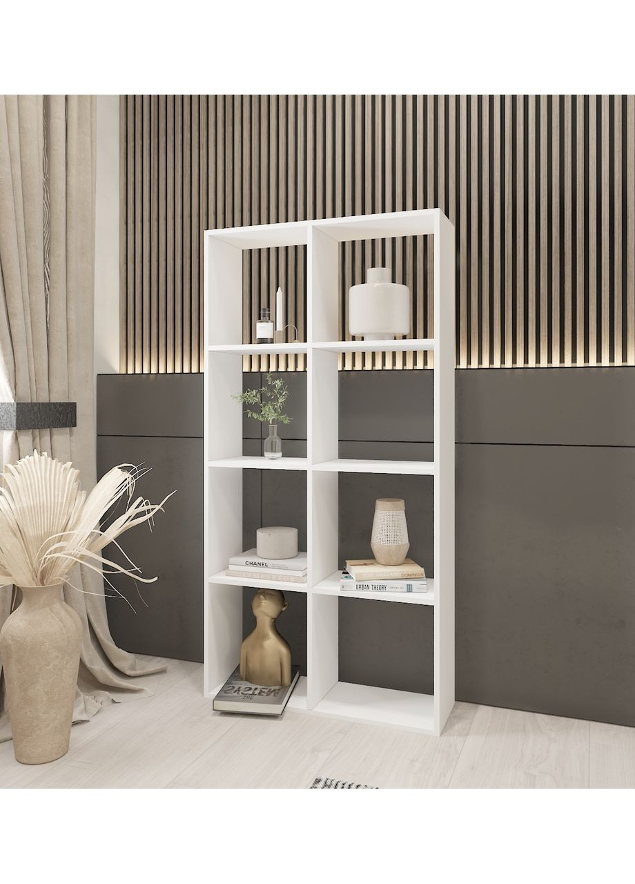 Стелаж для дому, поличка для книг і іграшок, роздільник кімнати на 8 осередків, глибина 230 мм GP-17 No Brand (371910820)