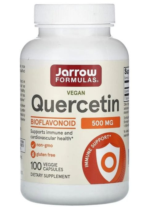 Кверцетин Quercetin 500 мг 100 капс Jarrow Formulas (357340211)