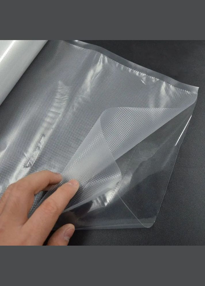 Пакети для вакууматора рифлені в рулоні 25x500 см гофровані для вакуумного пакувальника H&W (301198513)