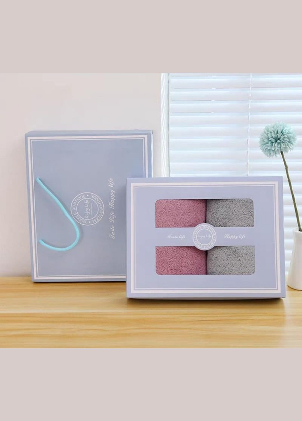 Набор полотенец в коробке, подарочный набор полотенец. No Brand комбинированный