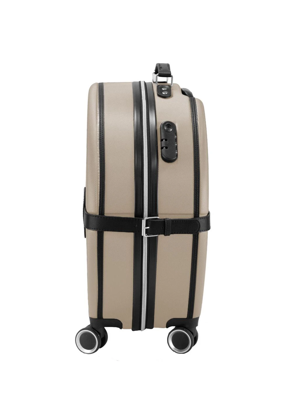 Оригінал! Валіза 24" (M) Champagne/Black (T5674-3) Semi Line (397586249)