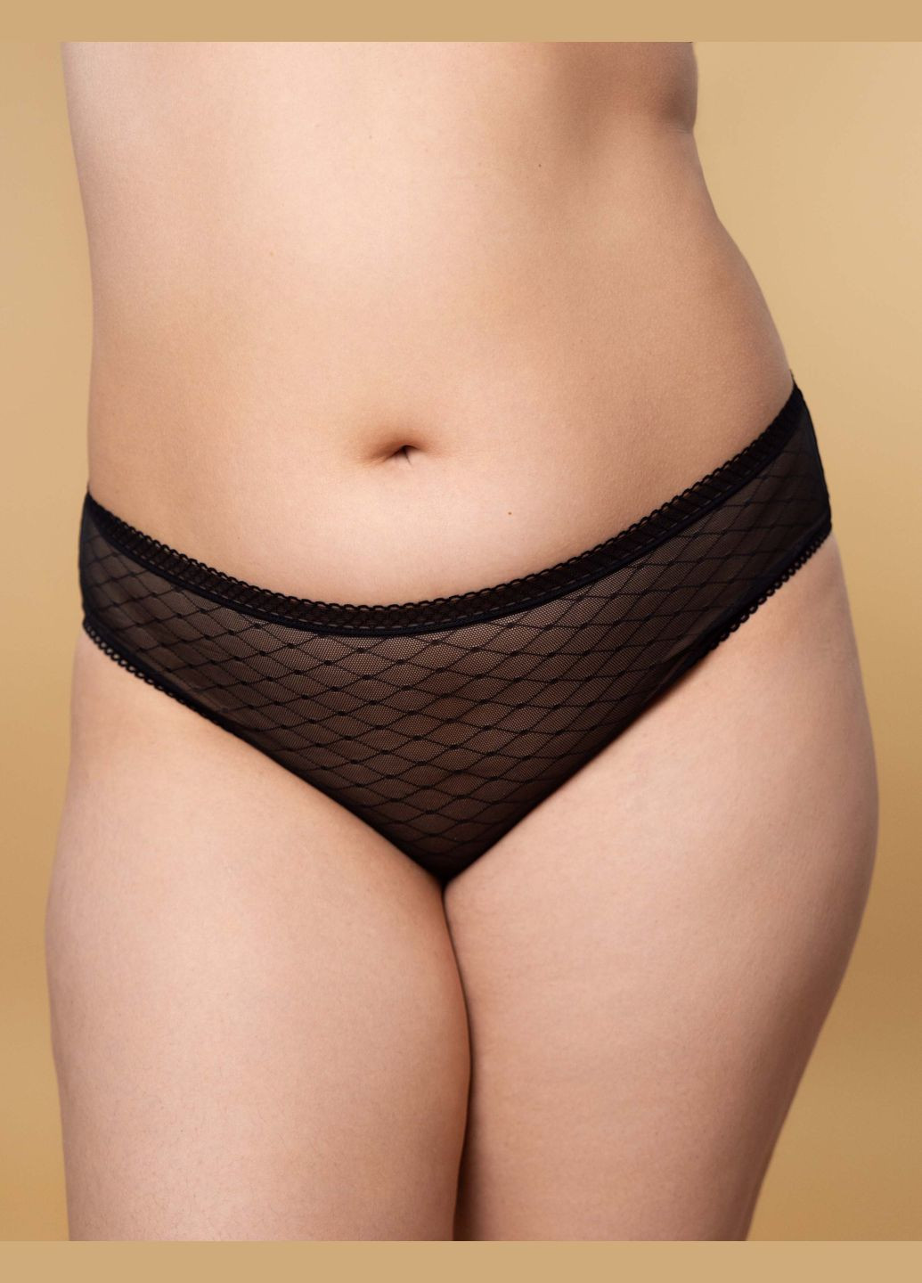 Трусики Сліп SLZ27502001 чорний Середня талія Brabrabra Сімпли (327415240)