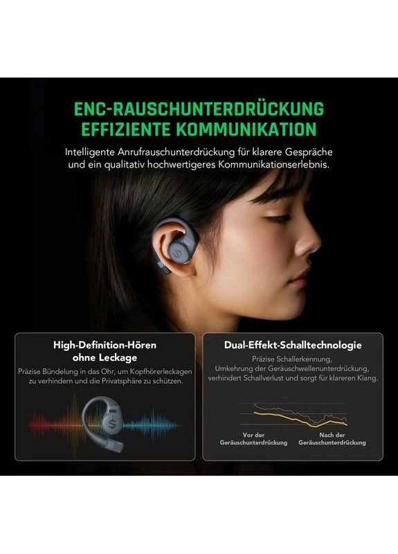 Бездротові навушники Black Shark Open Bluetooth Earphones Black (BHR8844CN) Xiaomi T17 (377935291)