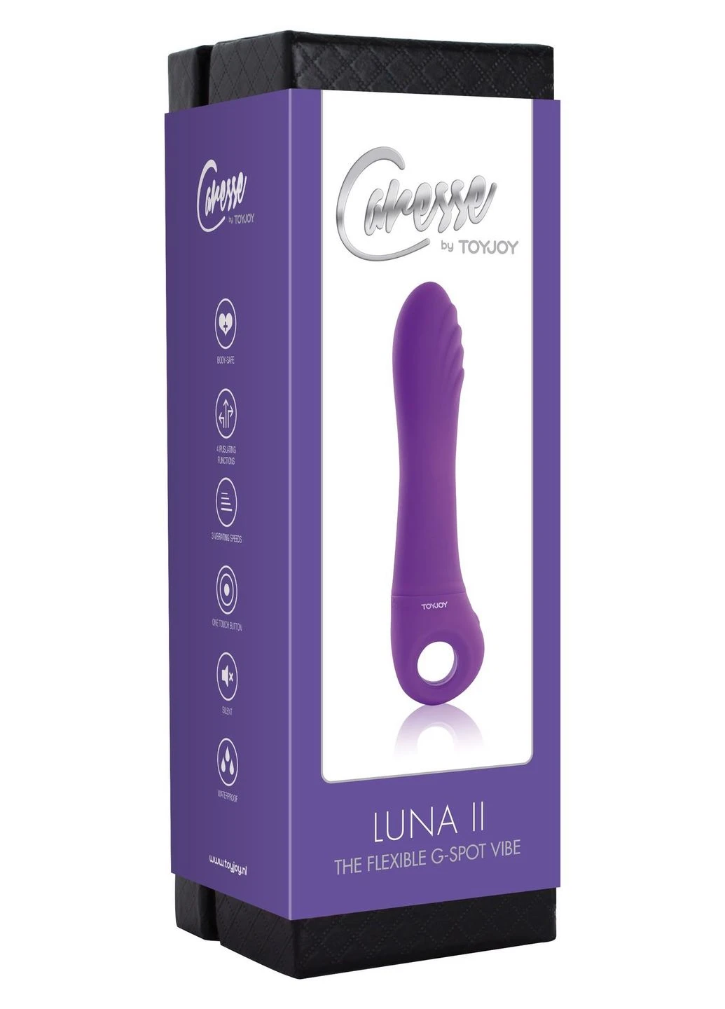 Вібратор Luna II Flexible Vibe, 18,5 см (пурпурний) Toy Joy (374627292)
