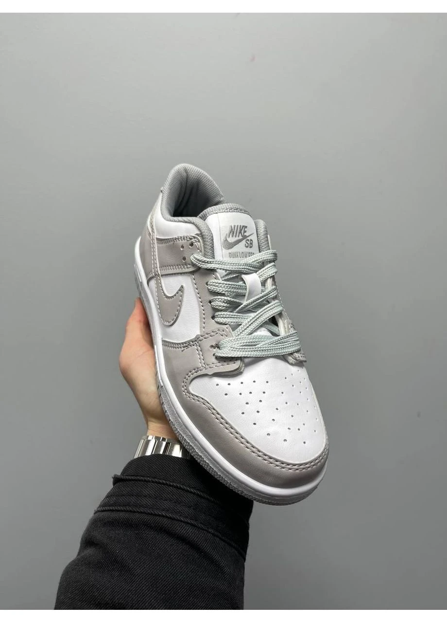 Сірі літні кросівки nike sb dunk low grey v2 найк сб данк сірі No Brand