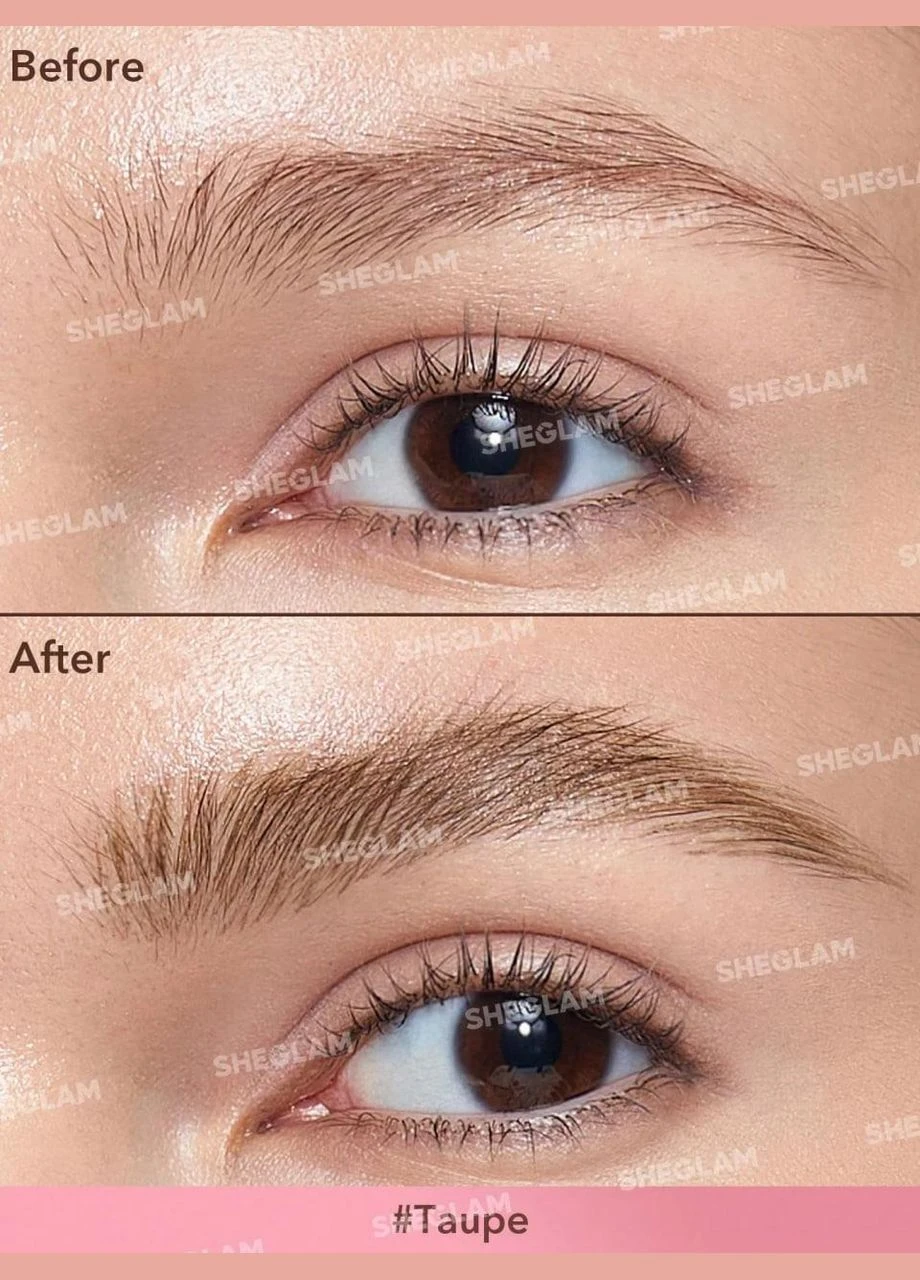 Маркер помадка для бровей Brow-Fection Angled Brush & Dip-Taupe Sheglam (301512260)