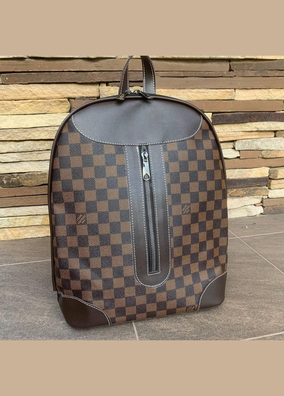 Великий жіночий рюкзак сумка трансформер формат А4 із екошкіри з перегородкою чорний (sku_1047КЛ) No Brand (330576956)