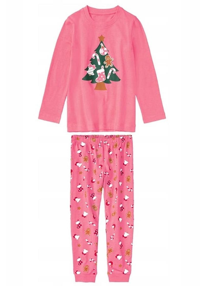 Розовая всесезон пижама реглан + брюки Lupilu