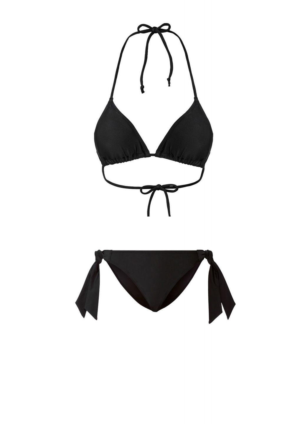 Чорний купальник роздільний на підкладці для жінки lycra® 407621 чорний Esmara