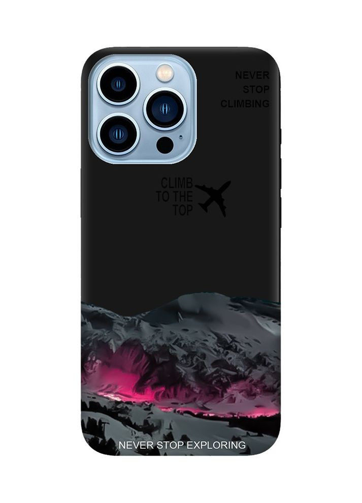 Матовый чехол на Apple iPhone 13 Pro Max Поднимись на вершину (принт 419) Creative (370169888)