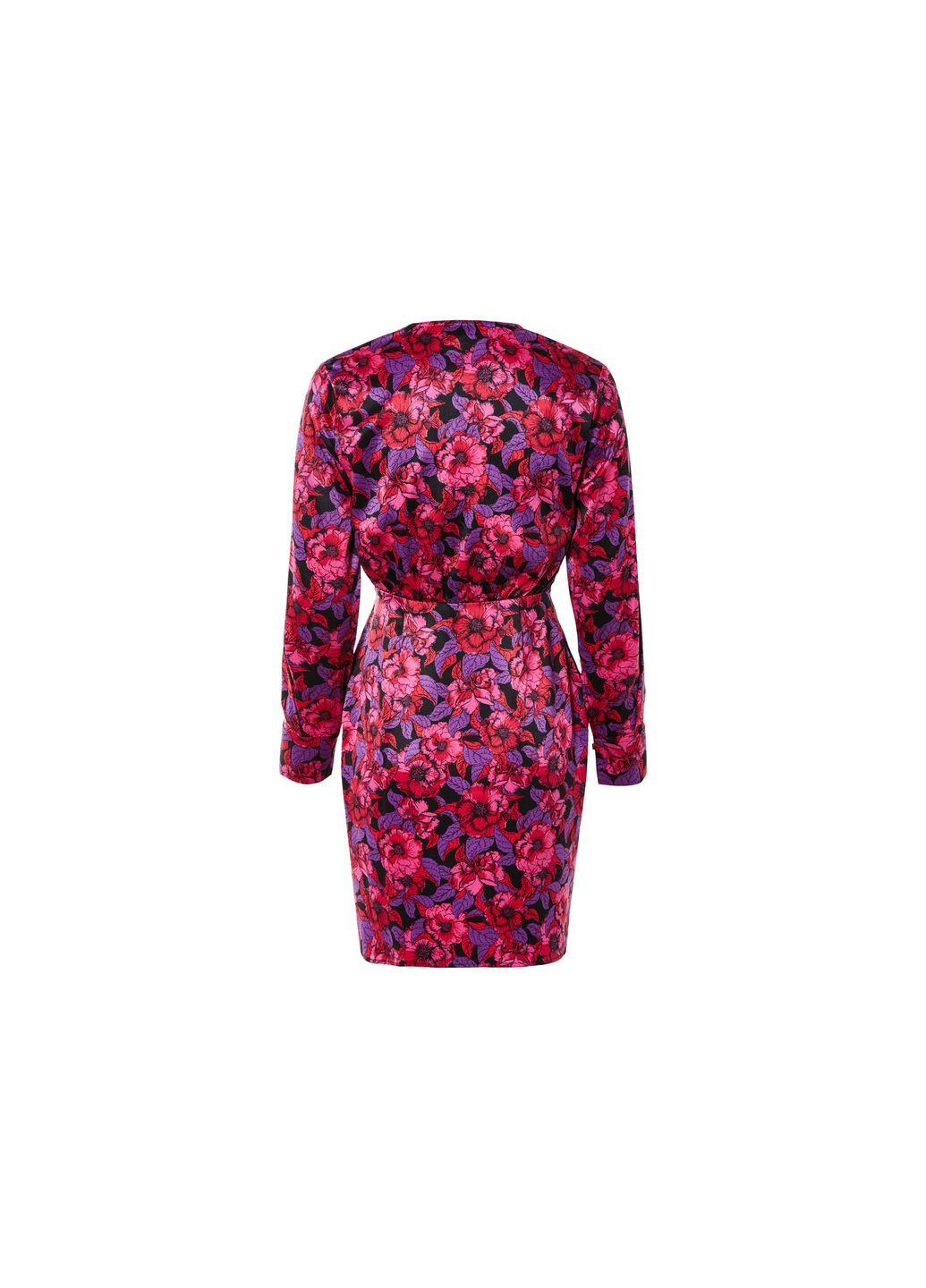 Комбінована повсякденний сукня атласне для жінки lycra® 450854 38(s) різнобарвний Esmara