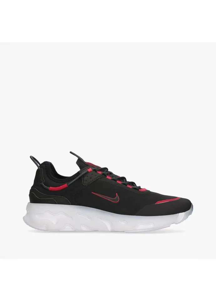 Цветные всесезонные кроссовки react live se black sport red dd6879-002 Nike