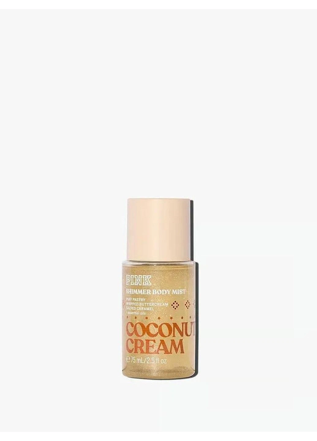 Coconut Cream Shimmer - парфумований міні-міст з шимером PINK, 75 мл Victoria's Secret (380449649)